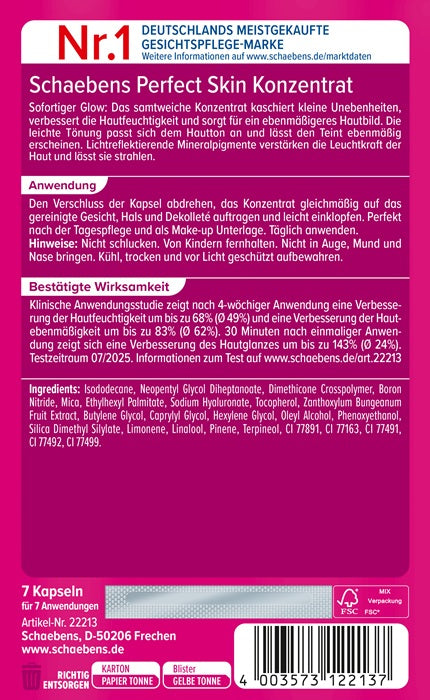 Schaebens Perfect Skin Glow Konzentrat Jetzt mit 7 Kapseln