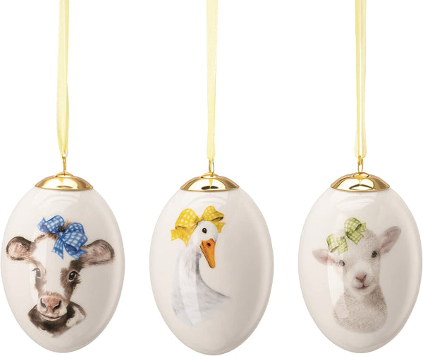 Hutschenreuther Osterdekoration Geschenkserie Farm Life, 3er Set Eier Hutschenreuther by Rosenthal Gutes aus Deutschland