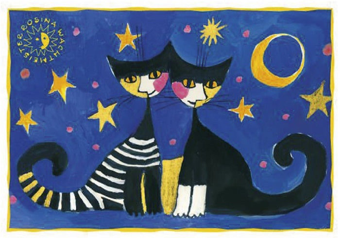 fridolin Kunstpostkarte Rosina Wachtmeister "Moonlight serenade"