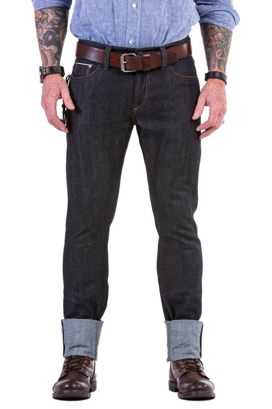 Blaumann Selvage Jeans extra schmal 12,5 oz - size : 31/32 Farbe: blau