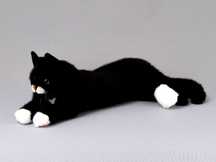 Kösener Plüschtier liegende KATZE Mohrle schwarz