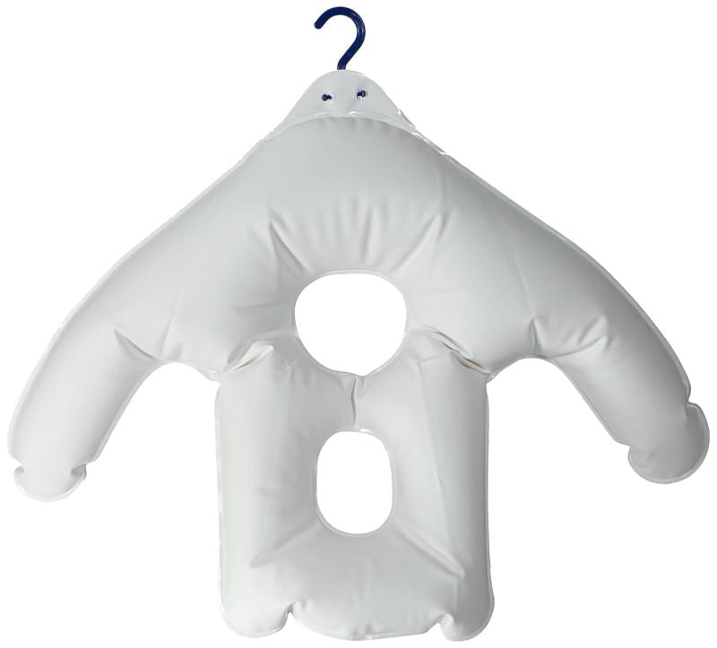 Dr. Winkler aufblasbarer Kleiderbügel für Pullover weiß