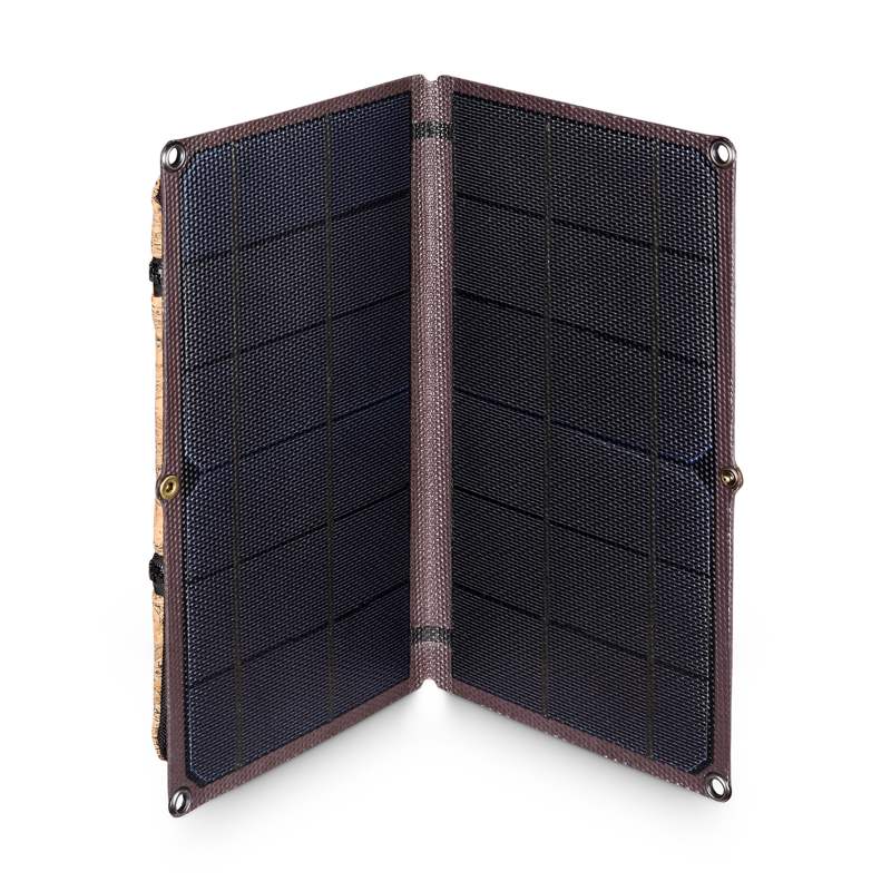 mobiles Solarladegerät Wing12 für Smartphones & Tablets, Kork