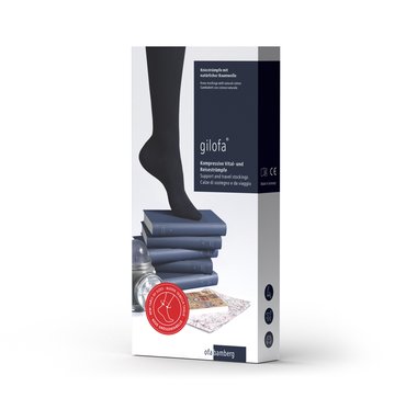 Gilofa Kompressive Vital- und Reisestrümpfe mit pflegender Aloe Vera, Gr. 45-47
