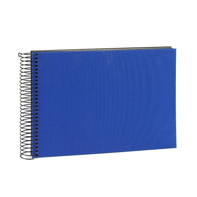 goldbuch Fotoalbum Bella Vista Spiralalbum, schwarze Seiten blau 3410 Gutes-aus-Deutschland