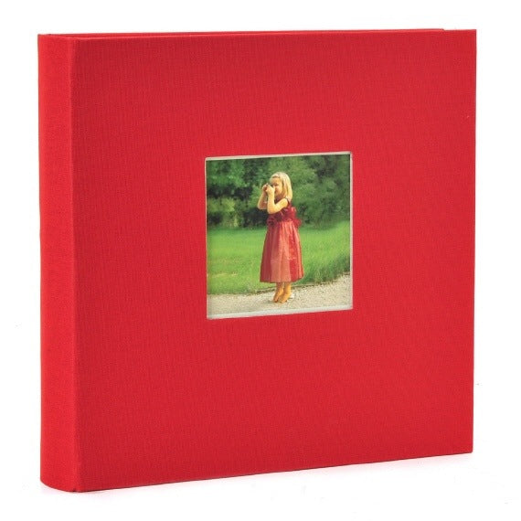 goldbuch Fotoalbum Bella Vista Leinen klein rot 3410 Gutes-aus-Deutschland