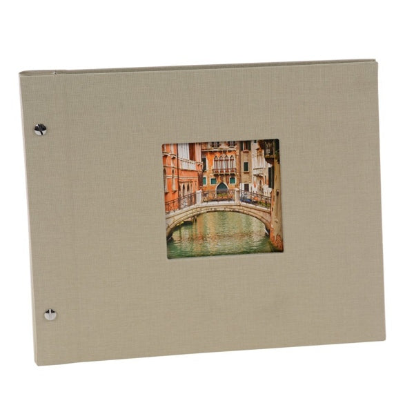 goldbuch Fotoalbum Bella Vista Trend sand schwarze Seiten