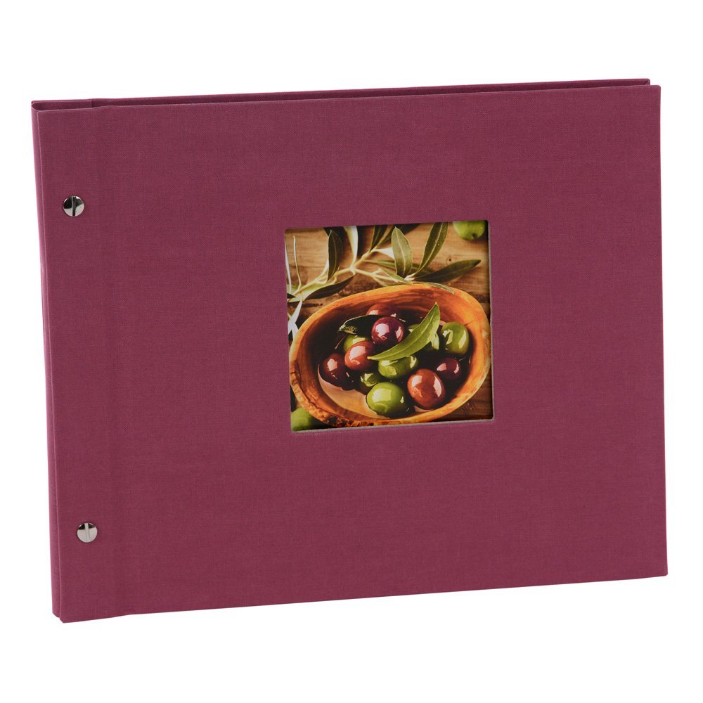 goldbuch Fotoalbum Bella Vista Trend fuchsia, schwarze Seiten