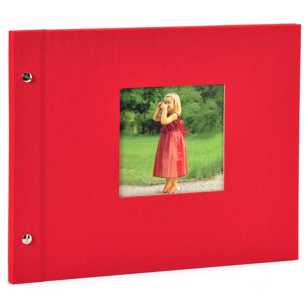 goldbuch Fotoalbum Bella Vista Schraubalbum, schwarze Seiten rot 3410 Gutes-aus-Deutschland