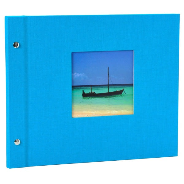 goldbuch Fotoalbum Bella Vista Schraubalbum, weiße Seiten türkis 3410 Gutes-aus-Deutschland