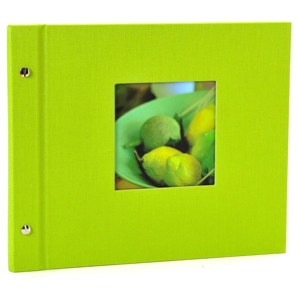 goldbuch Fotoalbum Bella Vista Schraubalbum, weiße Seiten grün 3410 Gutes-aus-Deutschland