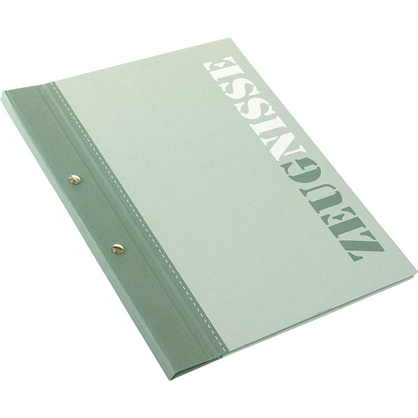 goldbuch Zeugnismappe 2colored grün