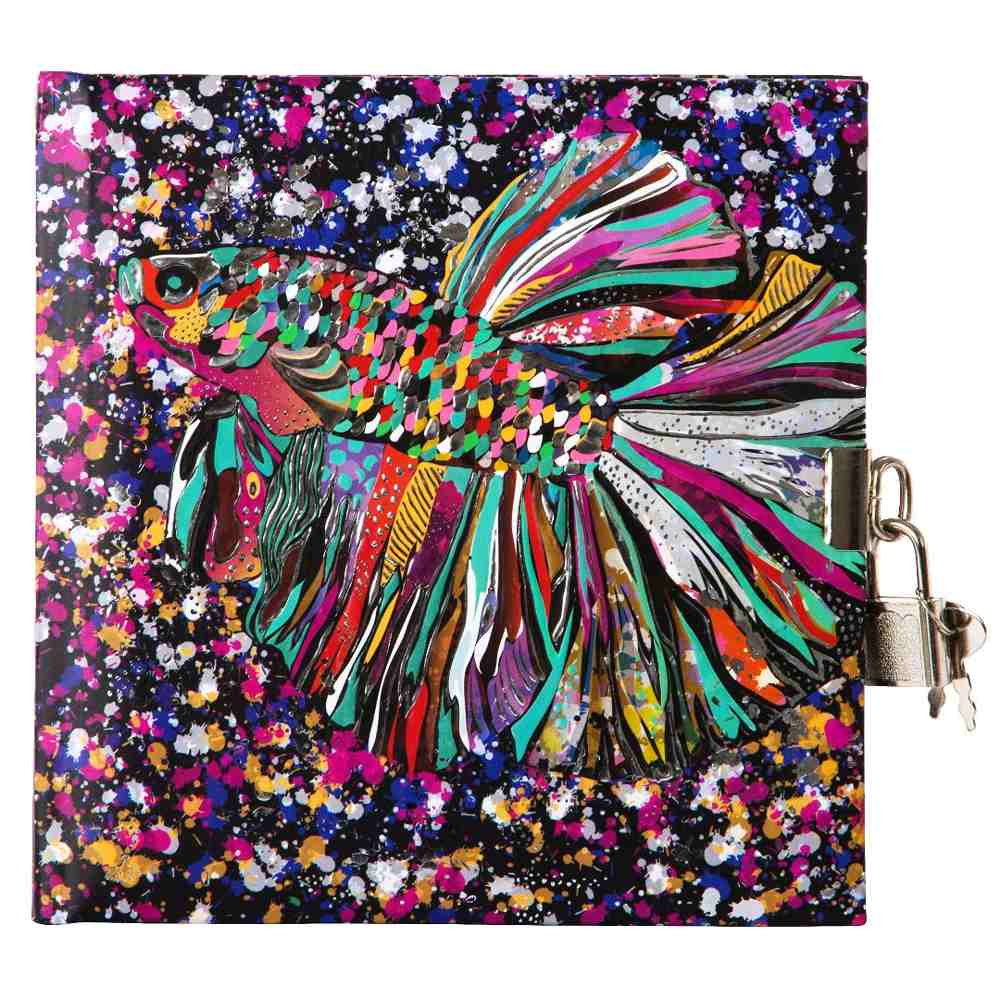 goldbuch Tagebuch Turnowsky Flower Fisch