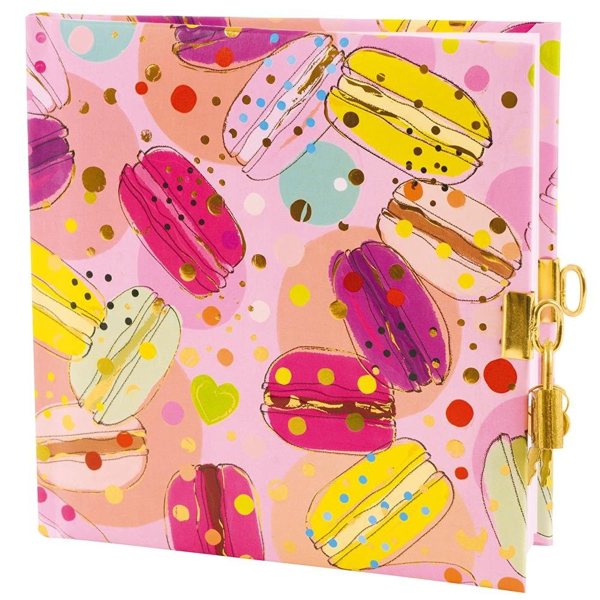 goldbuch Tagebuch Macarons