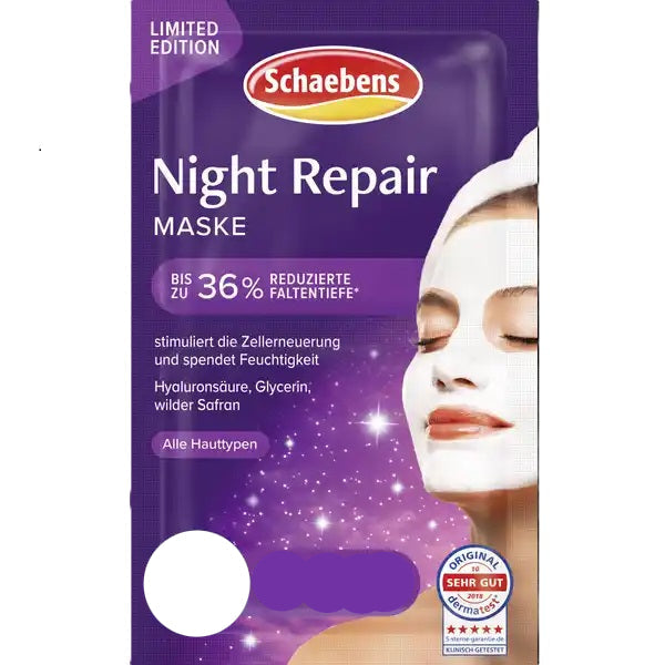 Schaebens Limited Edition Night Repair Maske 2 x 5 ml Schaebens Gutes aus Deutschland