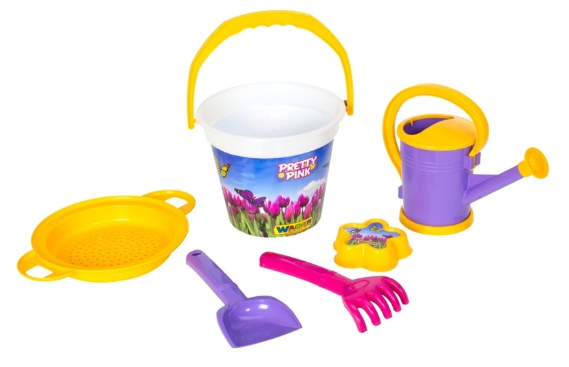Spielzeug Eimergarnitur PRETTY PINK, 6-teilig Gutes aus Deutschland