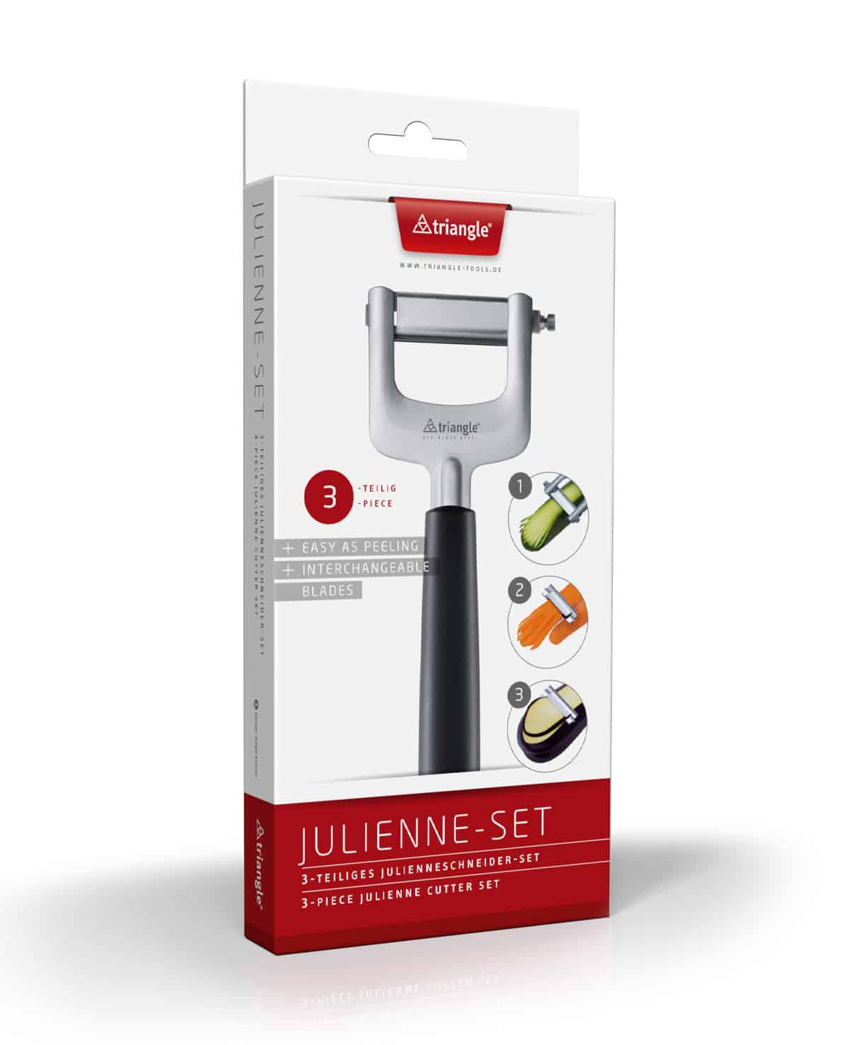 triangle Julienne-Schneider Set, 3-teilig Spirit