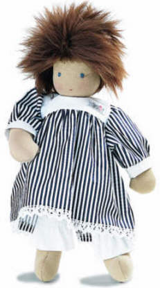 Schlenkerpuppe Schafwolle Paula 35cm