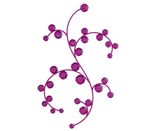 koziol ANTOINETTE Dekoelement transparent violett, 20 Stk. koziol Gutes aus Deutschland