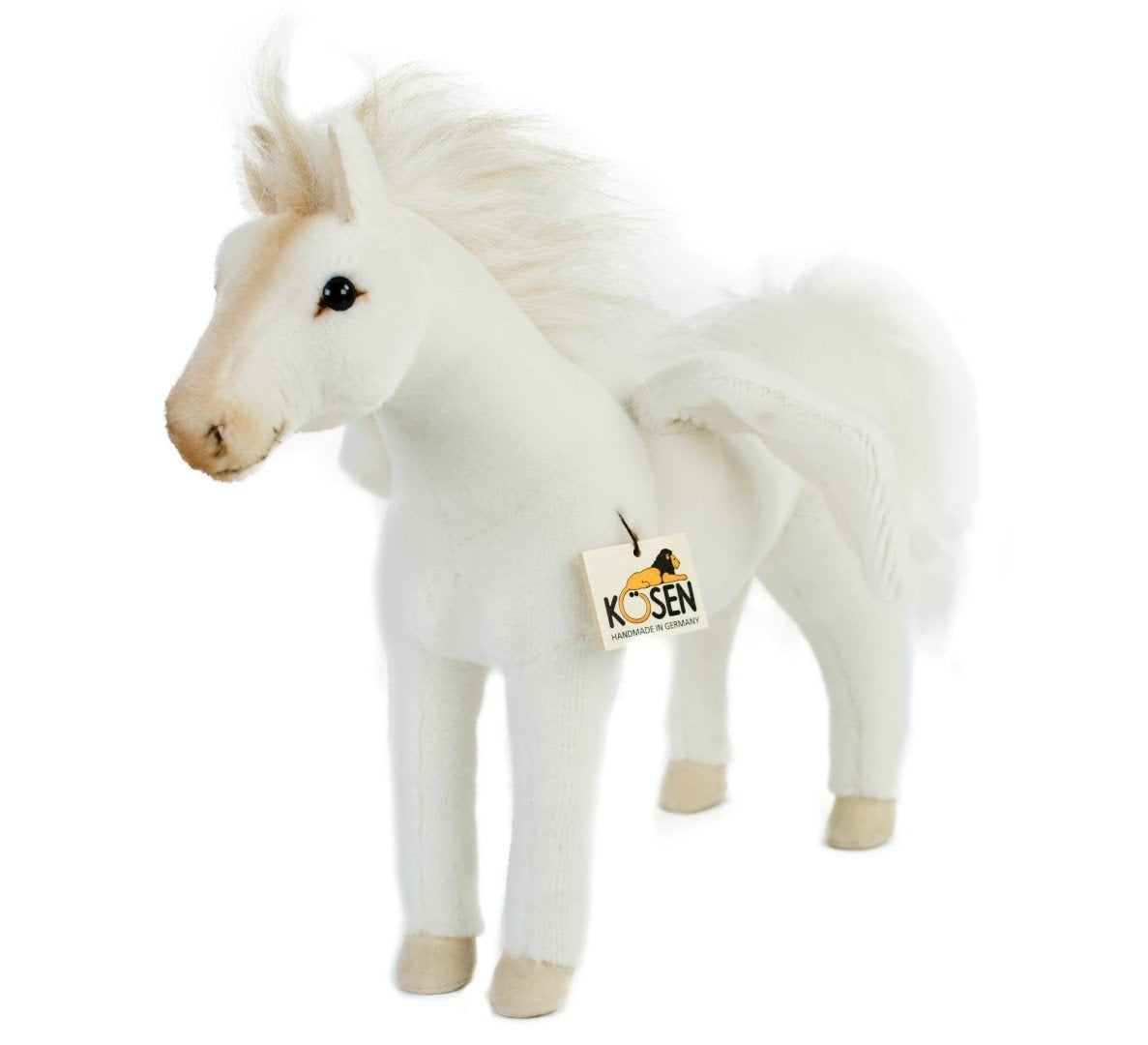 Kösener Plüschtier Pegasus 36cm, (abnehmbare Flügel) Kösener Spielzeug Manufaktur Gutes aus Deutschland