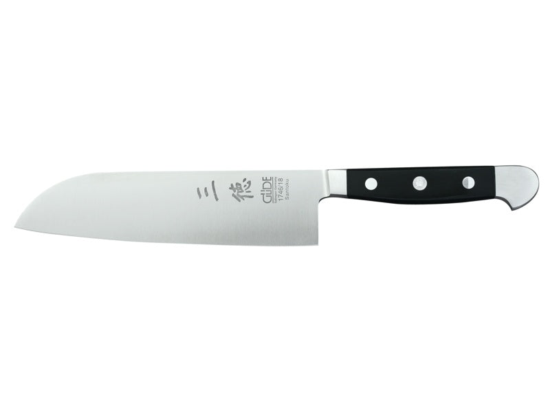 Franz Güde Solingen Serie ALPHA Santoku, glatt
