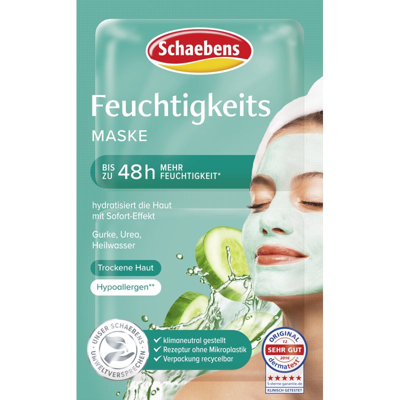 Schaebens Feuchtigkeits Maske 2x5 ml