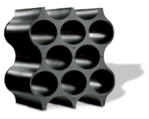 koziol SET-UP Flaschenregal solid schwarz koziol Gutes aus Deutschland