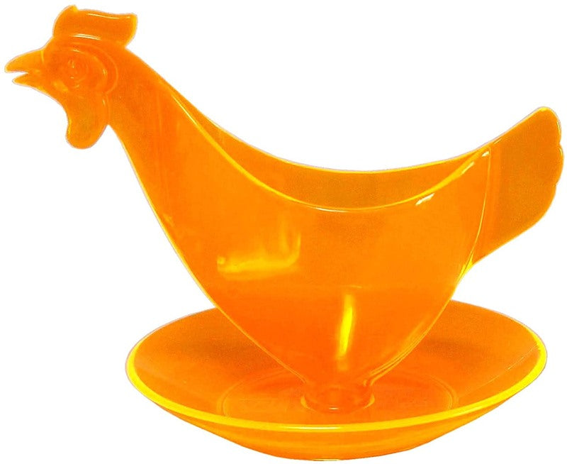 Sonja Plastic Eierbecher Huhn orange – Gutes-aus-Deutschland