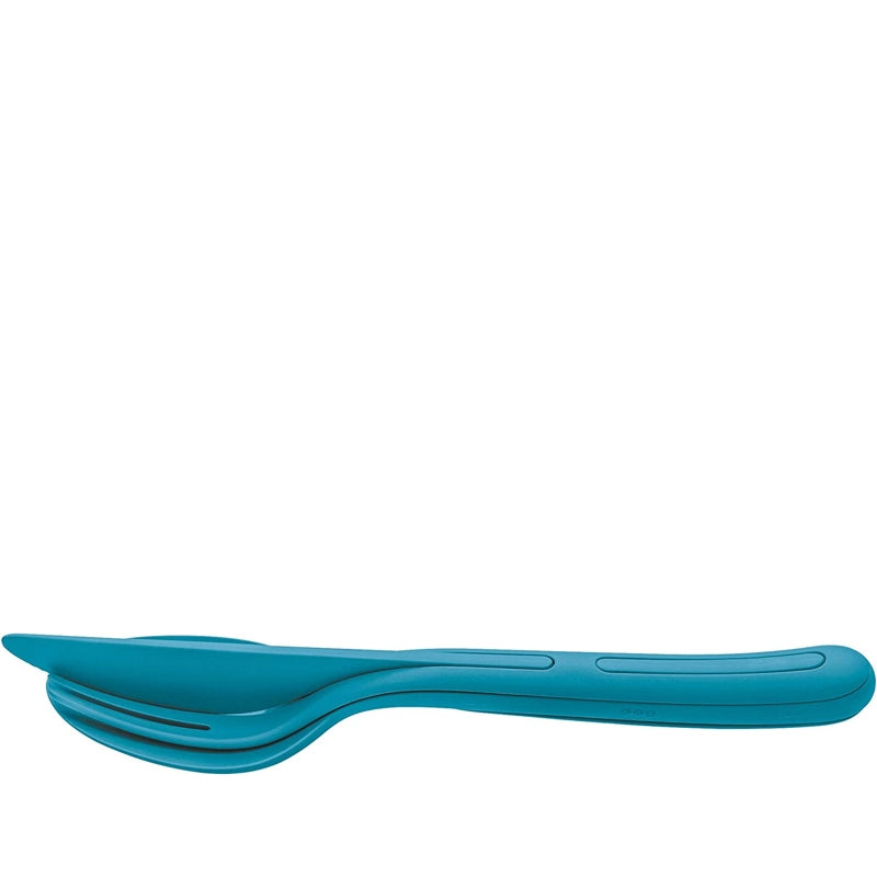 koziol Besteck KLIKK 3-teilig, ocean blue koziol Gutes aus Deutschland