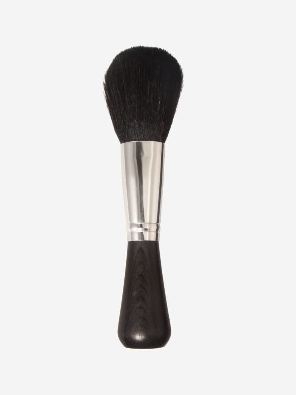 Kost Puderpinsel mit Ziegenhaar 17cm, schwarzer Griff braun Kost Kamm Gutes aus Deutschland