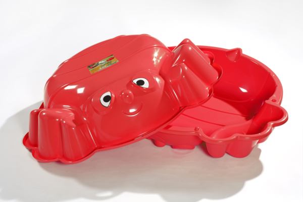 KHW Wasser- und Sandmuschel Beach Bee rot