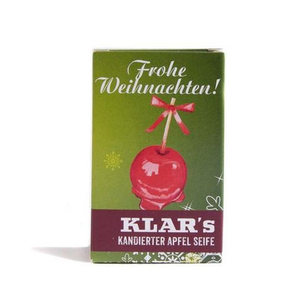 Klar Weihnachtsseife kandierter Apfel 100g Klarseifen Gutes aus Deutschland