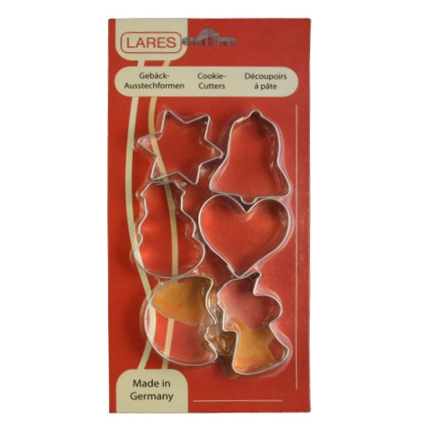 Lares Plätzchen Ausstechform 6er Set LARES Gutes aus Deutschland