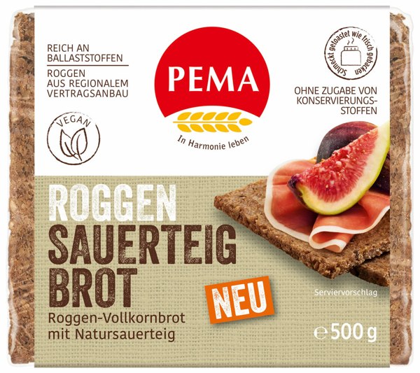 PEMA Roggen-Natursauerteig Brot 3 kg