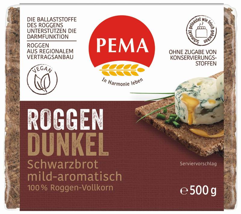 PEMA Roggen Dunkel - Klassik 3 kg