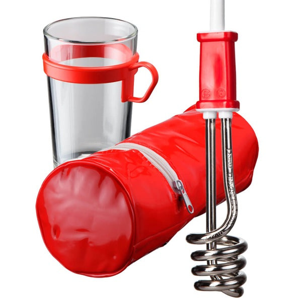 ECE Reisetauchsieder mit Hartglasbecher und Überhitzungsschutz