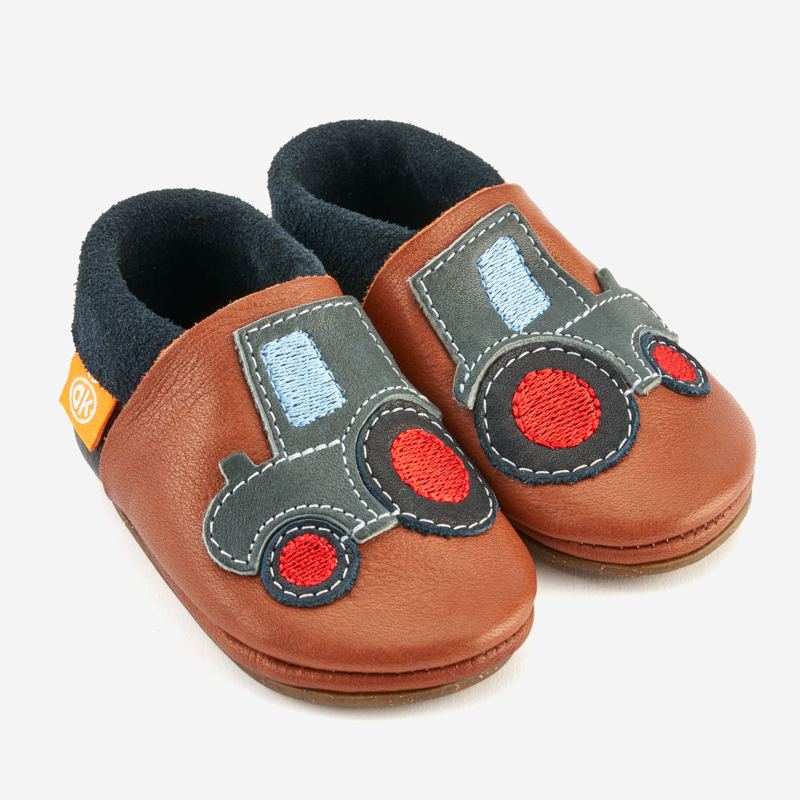 Orangenkinder KIGA Barfußschuhe AMIGO Herbert der Trecker Orangenkinder Gutes aus Deutschland