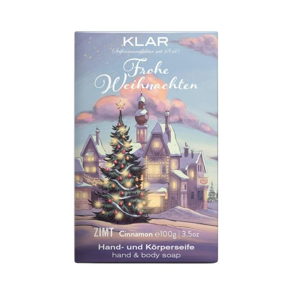Klar Zimtseife Weihnachtsedition, palmölfrei 100g