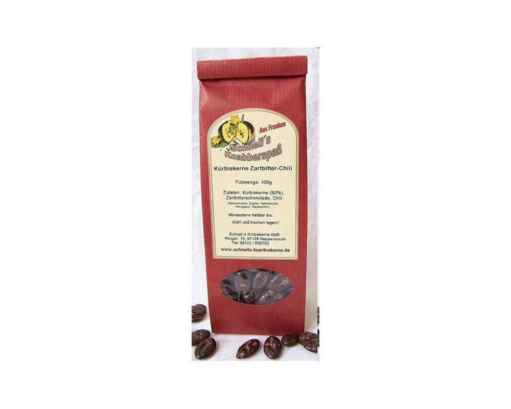Kürbiskerne Zartbitter - Chilli 100g