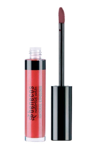 benecos Natural Lipgloss Trendfarbe flamingo