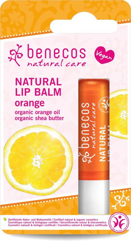 benecos Lipbalm Lippenpflege orange