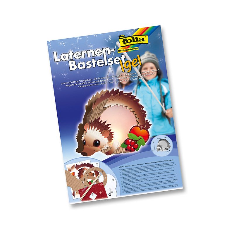 folia Bastelset Laterne - Igel Folia Gutes aus Deutschland