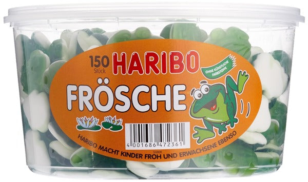 Haribo Snack Box Schaumgummi Frösche 150 Stk.