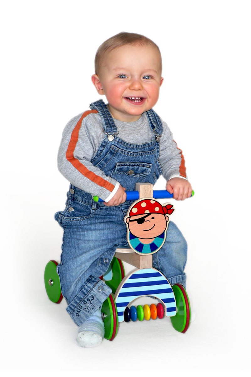 Hess Babyrutscher Pirat Holz