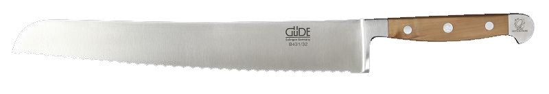 Brotmesser Franz Güde Solingen Serie ALPHA mit Birnenholzgriffen