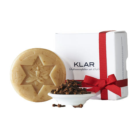 Klarseife exclusiver Weihnachtstaler Nelke 125g Klarseifen Gutes aus Deutschland