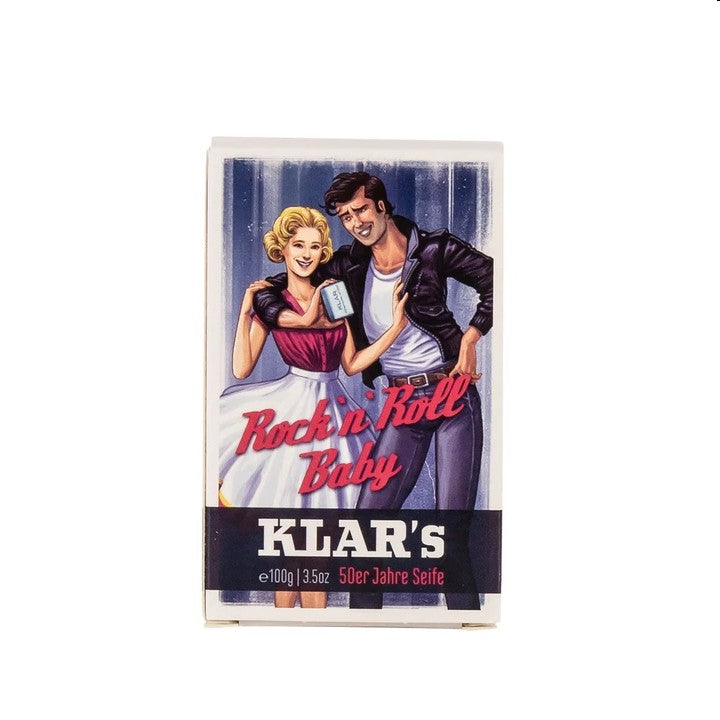 Klar`s Retroseife Rock´n Roll, palmölfrei 100g Klarseifen Gutes aus Deutschland