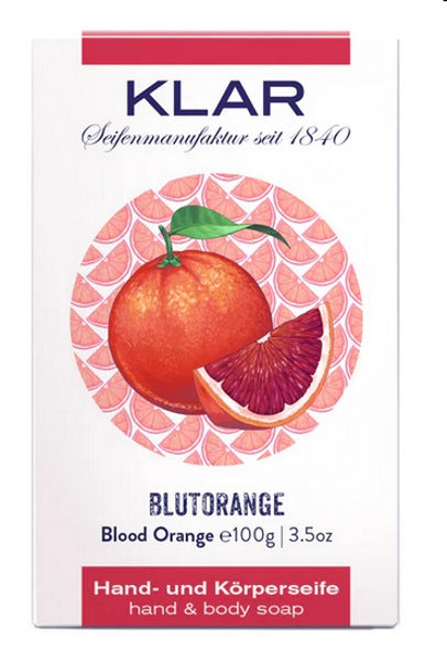 Klar Seife Blutorange 100g, palmölfrei Klarseifen Gutes aus Deutschland