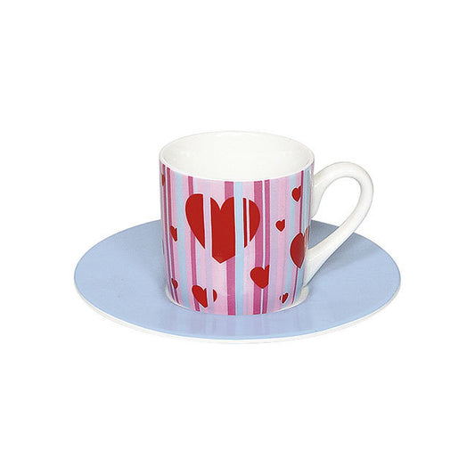 Könitz Espresso Tasse Valentine Stripes