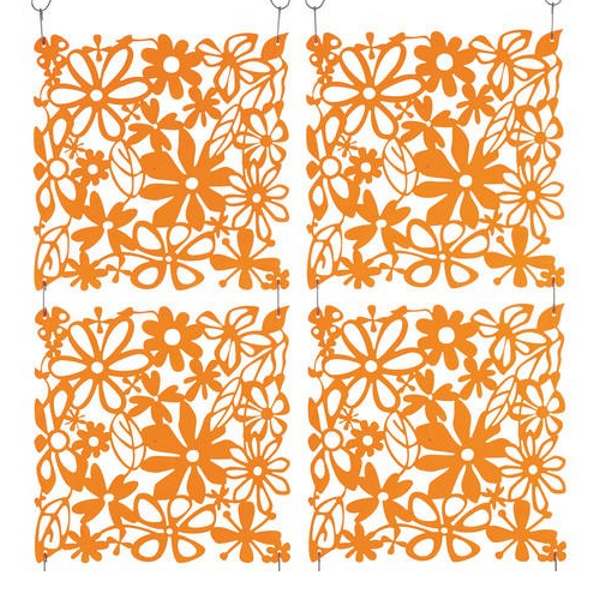 koziol ALICE Raumteiler transparent orange 4 Stk.